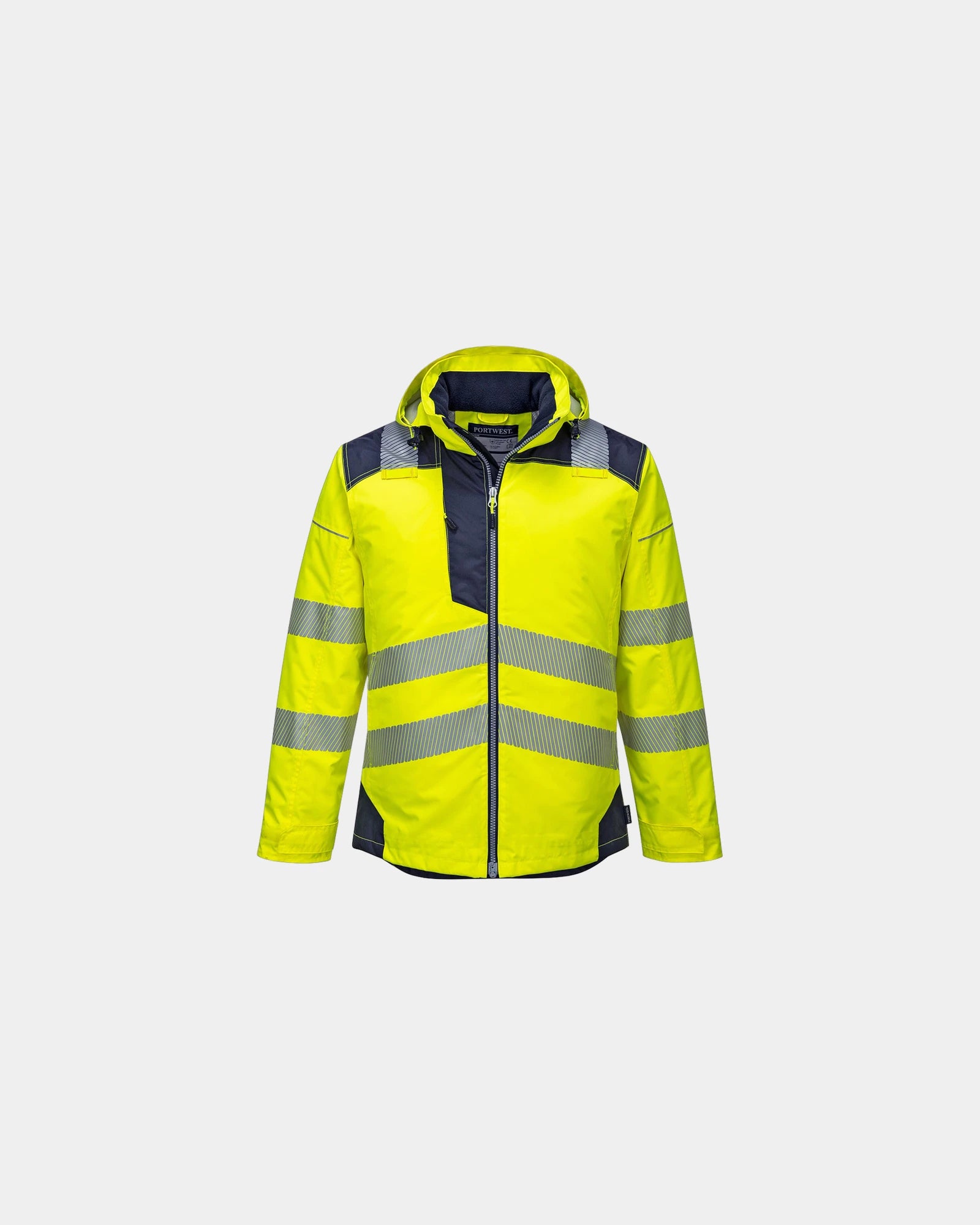 Parka HV PW3 300D Oxford waterafstotend om te personaliseren - Geel-Marineblauw